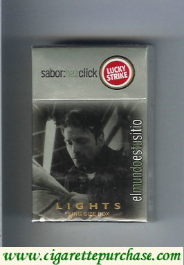 Lucky Strike Sabor Haz Chick Lights hard box cigarettes
